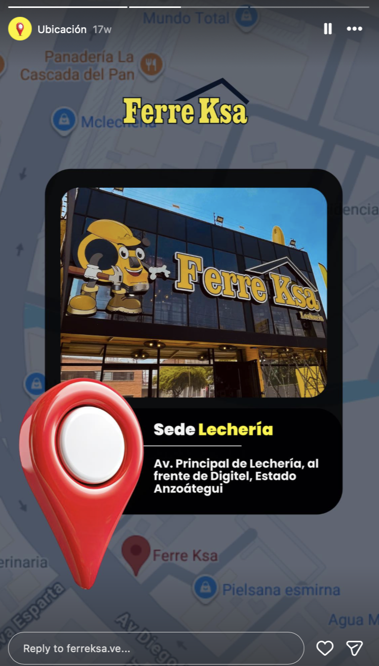 Fachada real de la sede Lechería, del material facilitado por FerreKsa